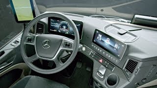 2019 MercedesBenz Actros Interior [upl. by Aerdnahs516]