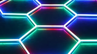 HexGlow RGB Hexagon Lighting [upl. by Nawd]