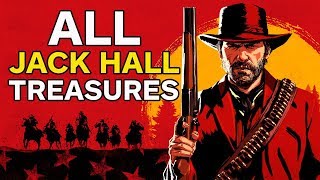 Red Dead Redemption 2 ALL Jack Hall Gang Treasure Locations [upl. by Esyle]