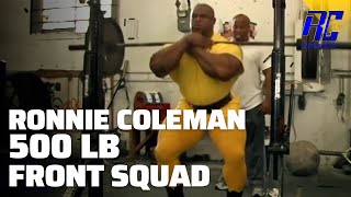 Ronnie Coleman 500lb Front Squat 2006 Mr Olympia Leg Workout  1080 HD  Ronnie Coleman [upl. by Ariayek]