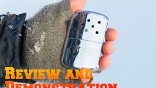 Zippo Hand Warmer Review and Demonstration [upl. by Aitret]