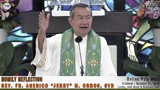 Homily Reflection of Rev Fr Jerry Orbos SVD [upl. by Naimed]