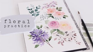 5 Simple Watercolor Flowers You Can Master Today [upl. by Gow58]