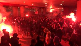 AJAX  Feyenoord  3  1  2212014  Entrada part 2 [upl. by Linkoski]