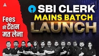 SBI Clerk Mains Preparation  SBI Clerk Mains Batch Launch  SBI Clerk 202425 [upl. by Pierpont]