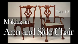 Arm and Side Chair Building Process Part 1 by Doucette and Wolfe Furniture Makers [upl. by Fraase]