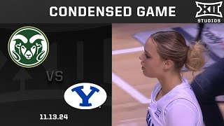 Colorado State vs BYU Condensed Game  202425 Big 12 Womens Basketball [upl. by Sivi]