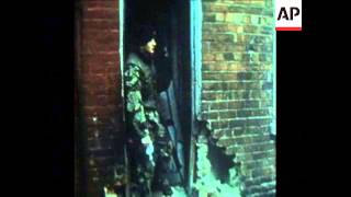 SYND 12 4 73 BRITISH TROOPS COME UNDER FIRE IN BELFAST [upl. by Marolda]