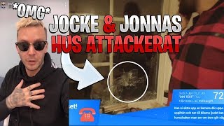 JOCKE amp JONNAS HUS BLIR ATTACKERAT PÅ LIVESTREAM OMG HELA HÄNDELSEN [upl. by Yraht]