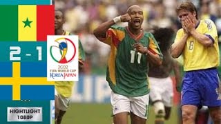 Senegal 21 Sweden ●2002 World Cup 116 Extended Goals amp Highlights HD 1080 [upl. by Hugibert]