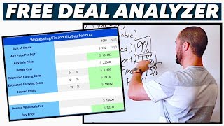 How to Calculate The House Flipping Buy Formula  FREE Software [upl. by Codd]