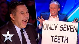 Unforgettable Audition HILARIOUS misheard lyrics with Ben Langley  Britains Got Talent [upl. by Oneill]