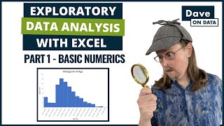 Exploratory Data Analysis With Excel  Part 1  Basic Numerics [upl. by Nilrem]