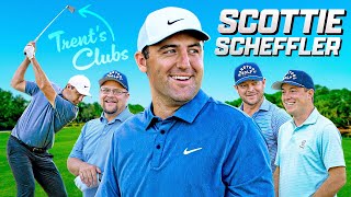 Can Scottie Scheffler Beat Us Using Trent’s Clubs [upl. by Omixam]