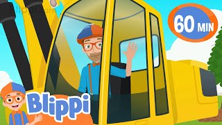 Excavator Song  BLIPPI  Educational Songs For Kids [upl. by Eseerahs947]