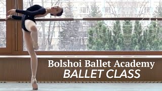 Ballet Class of the Bolshoi Ballet Academy  Moscow Russia  YAGP Partner School [upl. by Onfroi]