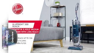 Hoover HU500GHM H UPRIGHT 500 Reach Bagless Vacuum [upl. by Yellhsa]