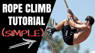 Rope Climbing Technique How To [upl. by Anilam]