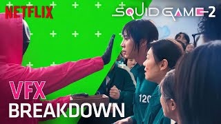 Squid Game Season 2  VFX BREAKDOWN Behind The Scenes [upl. by Yetsirhc]