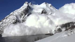 Worlds Biggest Avalanche  2 contrasting views [upl. by Tor]