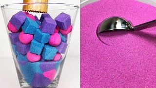 Very Satisfying and Relaxing Compilation 148 Kinetic Sand ASMR [upl. by Leeth]