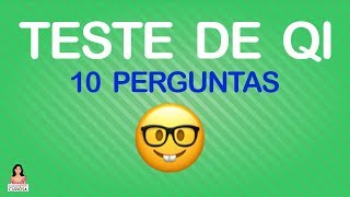 10 PERGUNTAS PARA TESTAR A SUA INTELIGÊNCIA  QI  IncrivelMente Curiosa [upl. by Aitsirt]