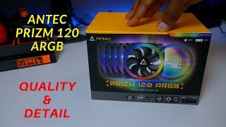 Antec Prizm 120 ARGB Detailed Review amp Installation 2019 [upl. by Halima824]