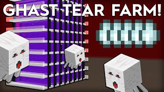 Minecraft Ghast Farm  Portal Based Design  1000 Items per hour [upl. by Ytomit]