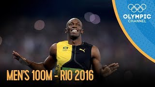 Mens 100m Final  Rio 2016 Replay [upl. by Ittak879]