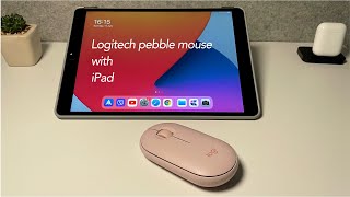 How to use Logitech M350 Pebble mouse with iPad [upl. by Eatnoid]