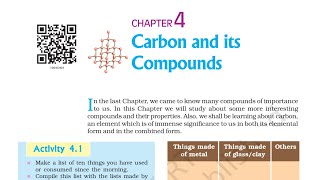 Carbon and its Compounds Class 10 Science Chapter 4 [upl. by Adnwahsal]