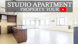 Spacious Studio Apartment In Executive Tower Business Bay Dubai I Facing Burj Khalifa Property Tour [upl. by Pardew77]