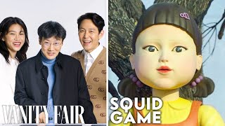 Squid Game Director amp Cast Break Down The Red LightGreen Light Scene  Vanity Fair [upl. by Ecnal]