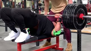 500x20 BENCH PRESS LARRYWHEELS [upl. by Simmons]