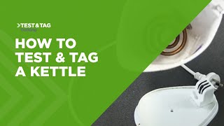 How to Test and Tag a Kettle [upl. by Synned]