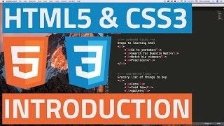 HTML5 and CSS3 beginner tutorial 1  Introduction [upl. by Irvin524]