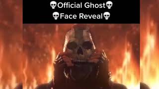 Call of duty Ghost face reveal  Rostro de Ghost revelado Call of Duty [upl. by Rekab789]