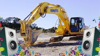 Excavator Song For Kids  Diggers Construction Vehicles Music Video for Children [upl. by Arbmat]