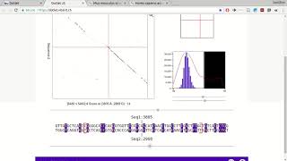 Bioinformatics  Dotlet  sequence alignment [upl. by Nairam241]