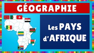 Geographie Les Pays dAfrique [upl. by Atinuahs782]