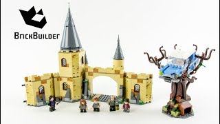 LEGO HARRY POTTER Hogwarts Whomping Willow 75953  Lego Speed Build [upl. by Ahsatak]