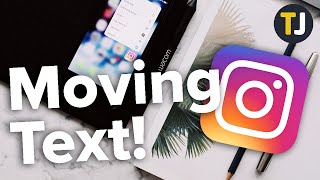 Making Text Move on Instagram Stories [upl. by Daj670]