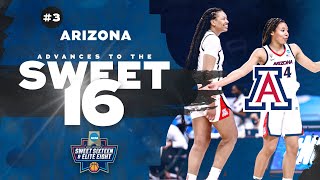 Arizona vs BYU  Second Round Womens NCAA Tournament Extended Highlights [upl. by Amabelle]