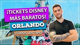 Tickets de Disney MUY baratos Dónde comprar las entradas para los parques de Disney Orlando [upl. by Enaek601]