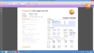 testo 184 USB Data Logger  Step 1  How to Configure [upl. by Amann]