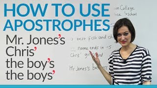 How to use apostrophes in English [upl. by Fishman]