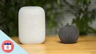 Google Nest Audio vs Apple HomePod Mini [upl. by Odrawde]