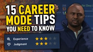 15 Tips Career Mode Tips Everyone Should Know [upl. by Meg398]