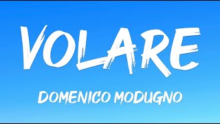 VOLARE  DOMENICO MODUGNO Testo  Lyrics [upl. by Arriaes]