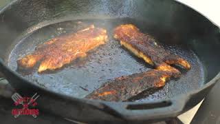 Appetite for the Outdoors Recipe Blackened Speckled Trout with Carolina Cooker® [upl. by Gnuhp]